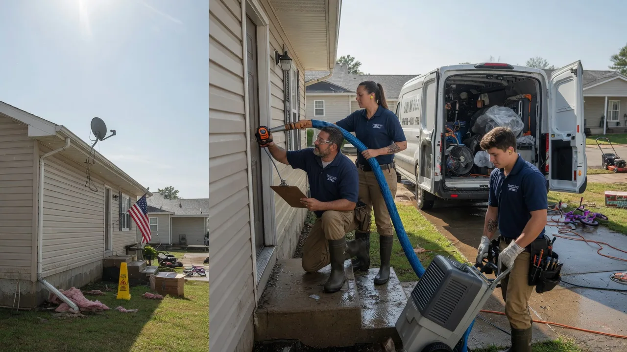 Ceiling Water Damage Restoration in Caspian, MI near me